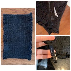 SW5 Essentials black stretchy tube top